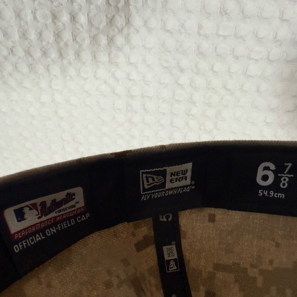 Washington Nationals Youth Fitted Hat Camo 59FIFTY New Era Size 6 7/8 MLB Cap - Picture 5 of 6